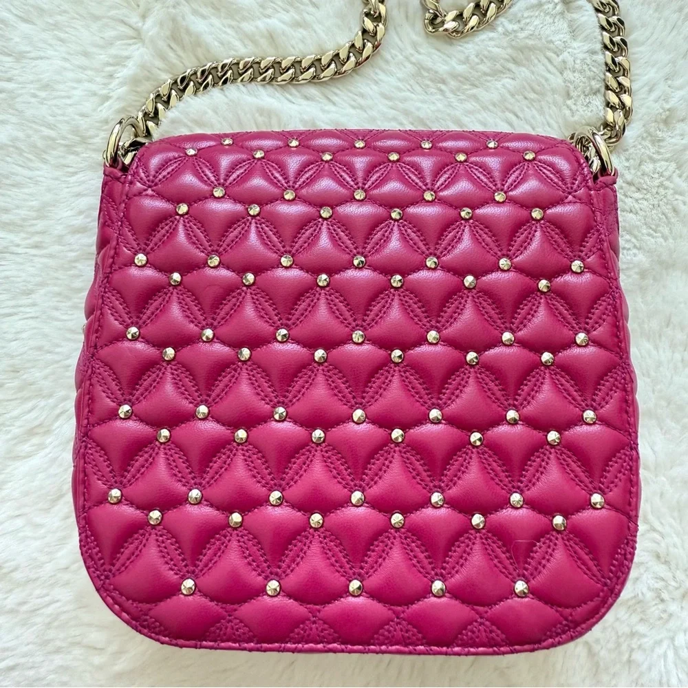 NWT!!! BVLGARI Divas Dream Bag Quilted Leather Medium Authentic Retail 1800$